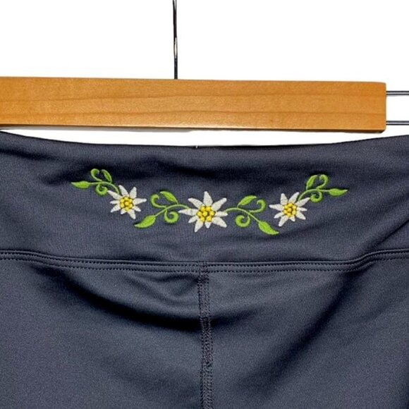ALP N ROCK Floral Embroidered Bike Shorts - Picture 4 of 6